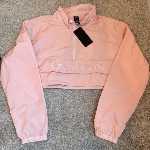 Alphalete Jackets & Blazers - Alphalete Light Pink Windbreaker
